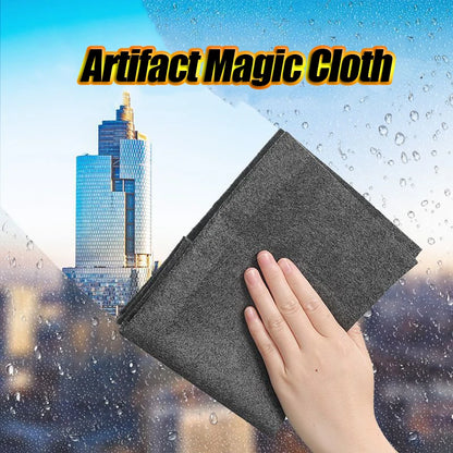 Thick Microfiber Cleaning Cloth – Reusable No Watermark Magic Cleaning Rag, Streak-Free Glass Wipe Towel for Windows, Kitchen, Home & Household Surface Cleaning