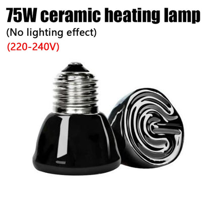 Reptile UVA UVB Heat Lamp Holder – Rotatable Dimmable Basking Spot Light with Simulated Sunlight for Turtles, Lizards & Terrariums, 220-240V