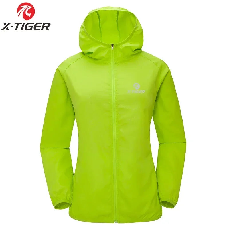 X-TIGER Waterproof Hiking Jacket – Unisex Quick-Dry UV Protection Windbreaker for Camping, Trekking, Fishing & Outdoor Sports