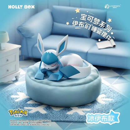 Pokémon Eevee Sleeping Pose Blind Box Figure – Cute Anime Collectible Lucky Charm Toy