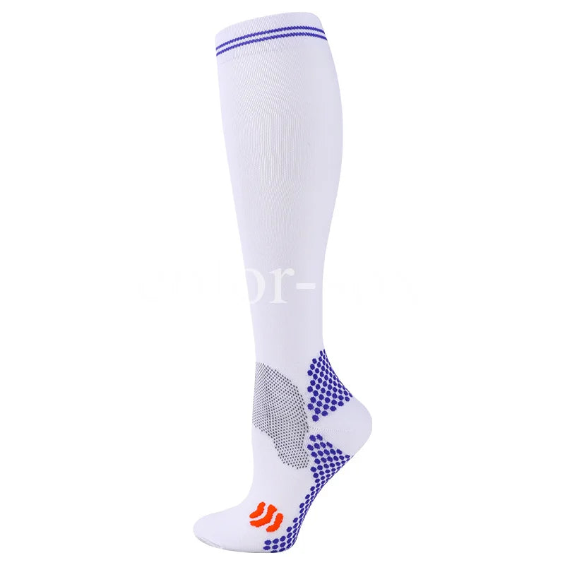 Compression Socks 20–30mmHg Knee High Support Stockings for Men & Women – Running, Cycling & Varicose Vein Relief (EU 36–50)