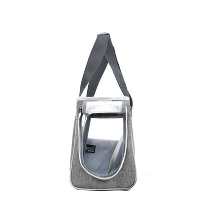 Bolsa transportadora portátil para gatos y perros, transpirable, de un solo hombro, para viajes, para gatitos, cachorros y mascotas pequeñas