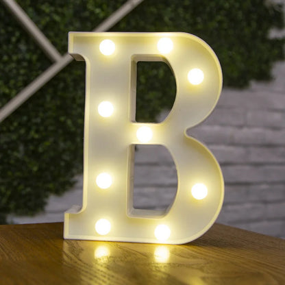Alphabet & Number LED Night Lights – Personalized Letter Lamps for Birthday Parties, Weddings, Bedrooms, Wall Decor & Home Decorations