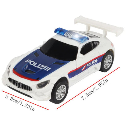 Voiture de slot analogique 1:64 pour Carrera GO et Scalextric – Voiture de course électrique à grande vitesse, véhicule jouet de piste de course de police