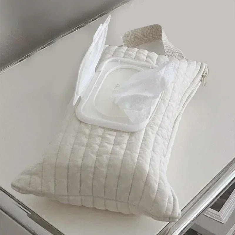Distributeur de mouchoirs pour poussette – Boîte à mouchoirs portable pour voiture et organiseur de serviettes en papier pour poussettes, sacs à langer et voyages