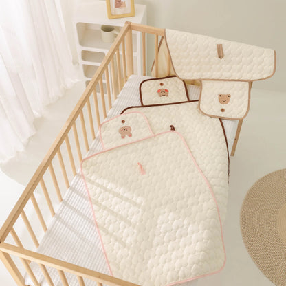 Matelas à Langer Pliable Imperméable – Tapis à Langer de Voyage Portable pour Nouveau-nés avec Design Respirant et Anti-fuites