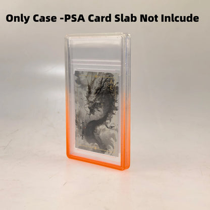 Étui de protection Bumper en TPU à paillettes – Housse de protection avec dos transparent pour cartes à collectionner PSA 35PT