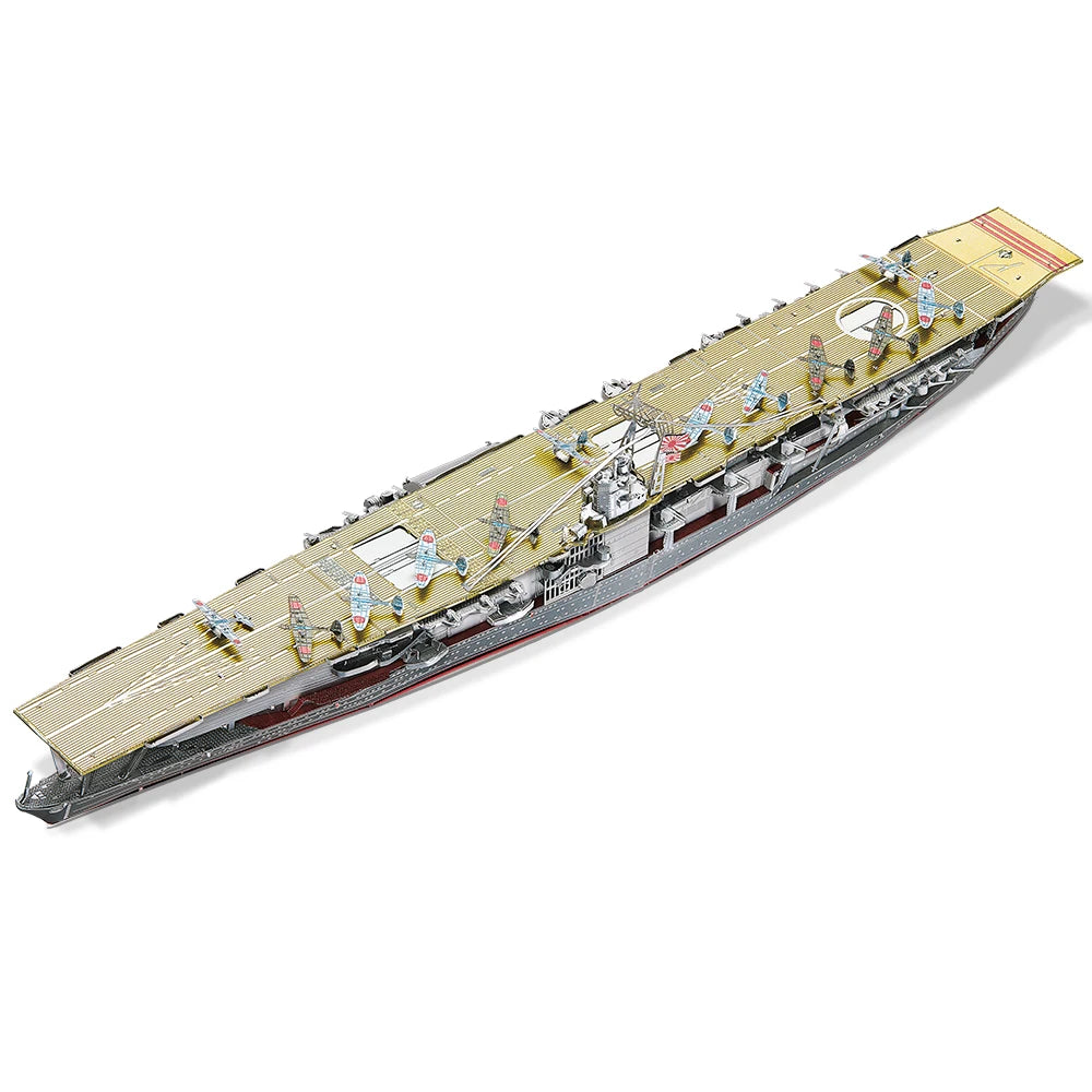 Piececool Kit de Modelo de Acorazado de Metal 3D – HMS Hood y Richelieu, Rompecabezas de Ensamblaje, Juguete Educativo para Adolescentes y Coleccionistas