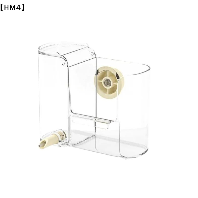HM4 Automatic Bird Feeder & Water Dispenser – Clear Durable Cage Accessory for Budgies, Cockatiels, Lovebirds & Small Birds