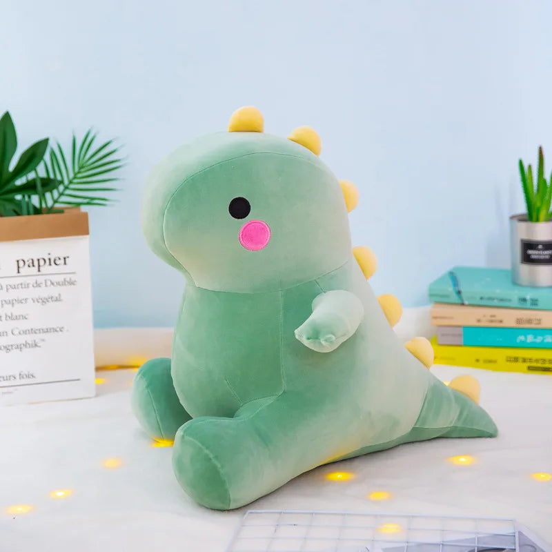 25–60CM Ultra Soft Dinosaur Plush Toy – Kawaii Dino Down Cotton Stuffed Animal Pillow, Cute Kids’ Gift, Party Prop & Room Decor