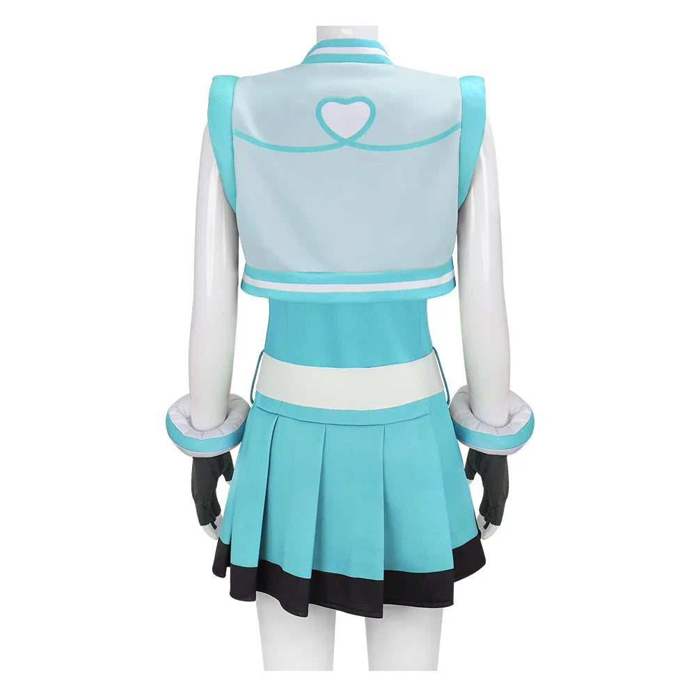 Powerpuff Girls Cosplay Costume – Full Set Blossom / Buttercup / Bubbles Halloween Dress with Belt