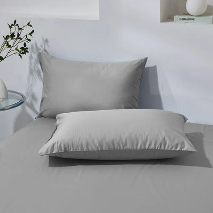 Funda de almohada de algodón premium – Funda de almohada de algodón peinado suave y transpirable para un sueño cómodo
