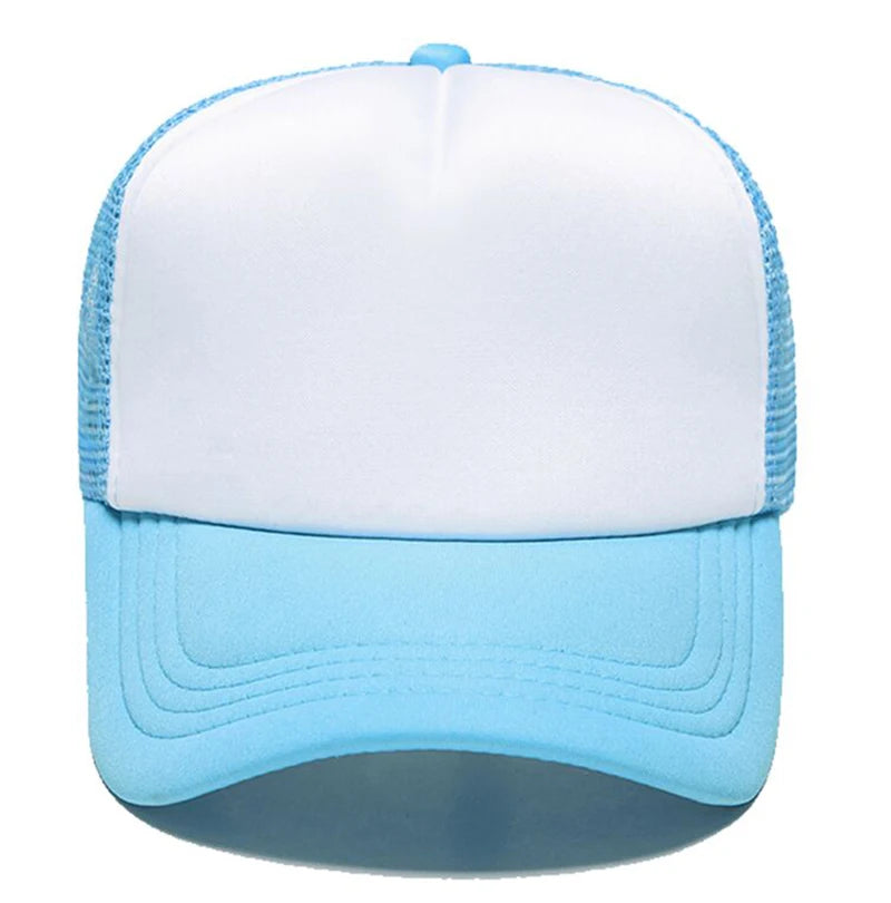 Gorra Trucker de Malla de 5 Paneles con Logotipo Personalizado – Gorra de Béisbol Ajustable para Hombres y Mujeres, Equipos Deportivos y Uso al Aire Libre en Verano