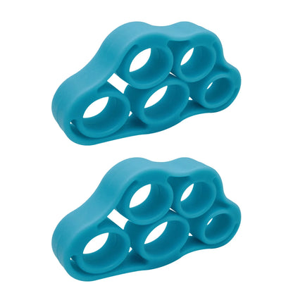 Fortalecedor de dedos de silicona – Ejercitador de manos y dedos para guitarristas, rehabilitación y fitness de manos