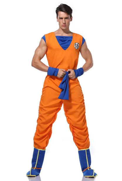 Dragon Ball Master Roshi (Kame Sennin) Cosplay Costume – Adult Men Anime Jumpsuit Outfit for Halloween, Carnival & Roleplay Events
