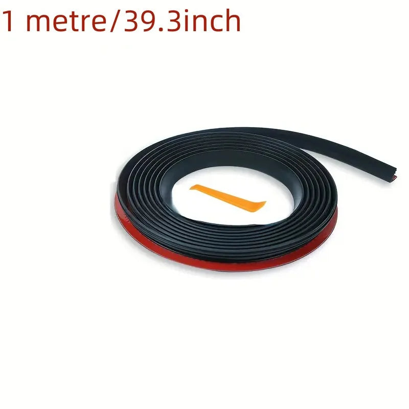 Joint d'étanchéité de fenêtre de voiture en V de 4M – Garniture en caoutchouc pour vitres latérales, réduction du bruit, isolation étanche et coupe-vent