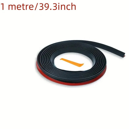 Joint d'étanchéité de fenêtre de voiture en V de 4M – Garniture en caoutchouc pour vitres latérales, réduction du bruit, isolation étanche et coupe-vent