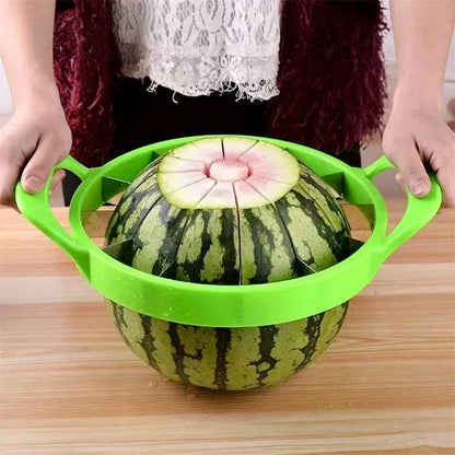 Manual Watermelon Slicer Cutter – Stainless Steel Labor-Saving Fruit Slicing Tool, Large Fruit Divider for Watermelon & Melons, Kitchen Gadget