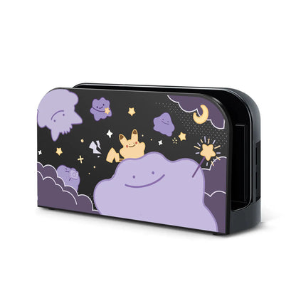 Funda protectora para Pokémon Switch 2 – Carcasa rígida mate de Ditto para accesorios de consola portátil Joy-Con de NS2
