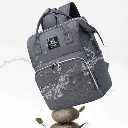 Large Capacity Baby Diaper Backpack with Stroller Hanging Bag & Changing Mat – Waterproof Maternity Nursing Bag for Moms