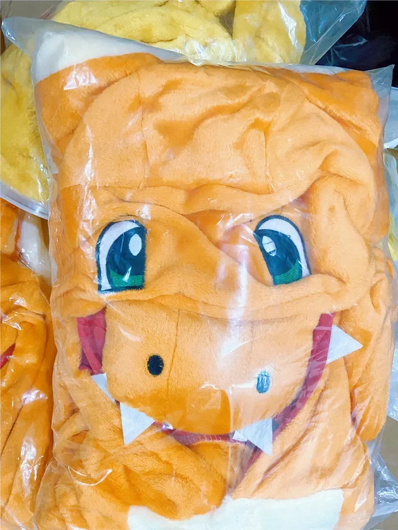 Pokémon Kigurumi Pajama Onesie – Pikachu, Gengar, Snorlax & More Anime Cosplay Sleepwear