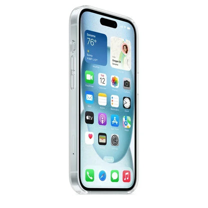 Funda magnética transparente para iPhone 17 Air, 16, 15, 14, 13, 12, 11 Pro Max, Mini, XS y XR – Cubierta protectora de silicona transparente compatible con MagSafe
