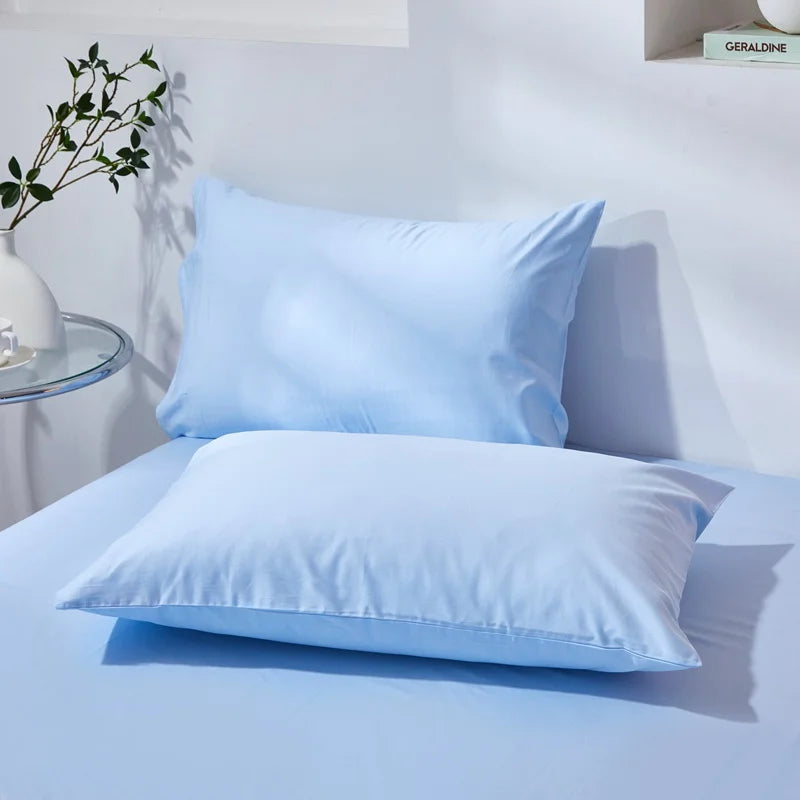 Funda de almohada de algodón premium – Funda de almohada de algodón peinado suave y transpirable para un sueño cómodo