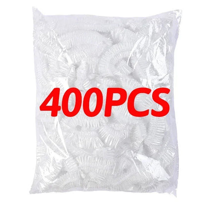 500/10pcs Disposable Food Storage Covers – Elastic Plastic Bowl Covers, Kitchen Food Preservation Film Bags, Stretchable Plate Covers & Vacuum Storage Bags for Fresh Keeping