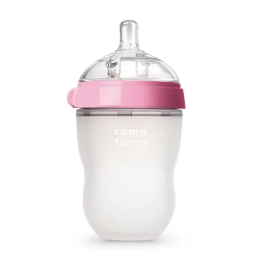 Paquete de 2 Biberones de Silicona sin BPA de 5oz y 8oz para Recién Nacidos y Bebés