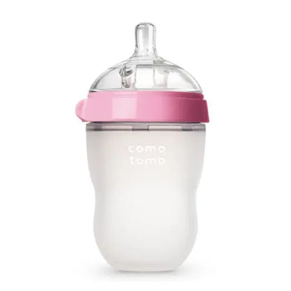Paquete de 2 Biberones de Silicona sin BPA de 5oz y 8oz para Recién Nacidos y Bebés