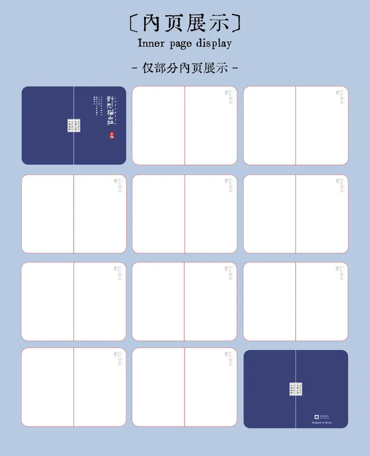 Carnet de poche Kawaii Chat de dessin animé – Mini carnet, agenda et journal de style japonais pour l'école et les voyages