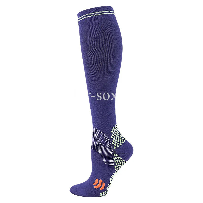 Compression Socks 20–30mmHg Knee High Support Stockings for Men & Women – Running, Cycling & Varicose Vein Relief (EU 36–50)