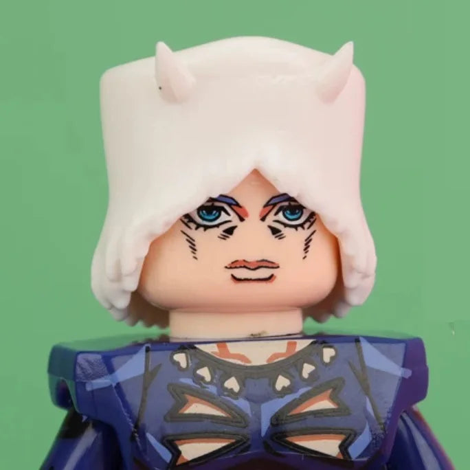 JoJo's Bizarre Adventure Building Blocks – JJBA Mini Action Figure Toy Set, DIY Construction Blocks & Collectible Display Figures