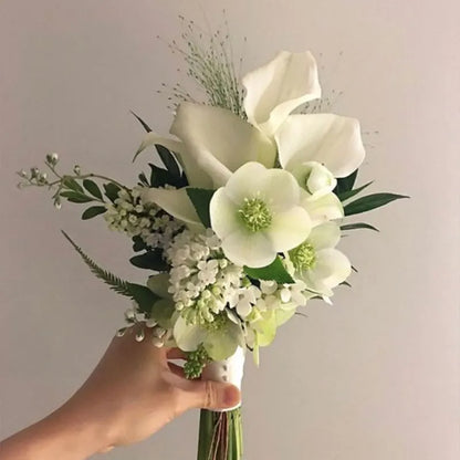 5/10/15/20pcs Real Touch Calla Lily Artificial Flowers – Realistic Faux Calla Lily Bouquet for Wedding Bridal Arrangements, Home Décor & Floral Decoration