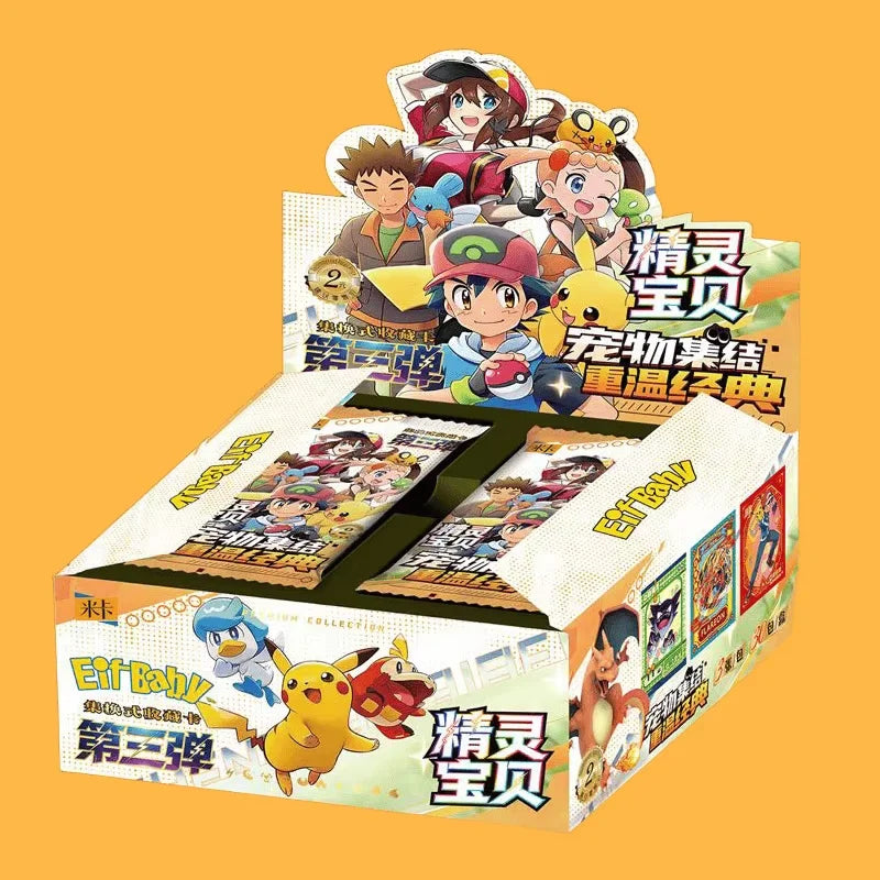 30 Bolsas de Cartas de Elfos de Anime de Pokémon Juego 1 2 3 Generaciones Tarjeta de Lujo para Mascotas Caja de Regalo de Colección Intercambio Juguetes de Cartas Hobbies Regalo de Cumpleaños