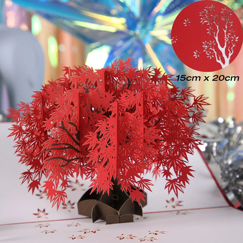 3D Pop-Up Greeting Card – Happy Birthday, Mother’s Day, Father’s Day, Love Mom Dad, Rose Flower, Easter & Thank You Gift