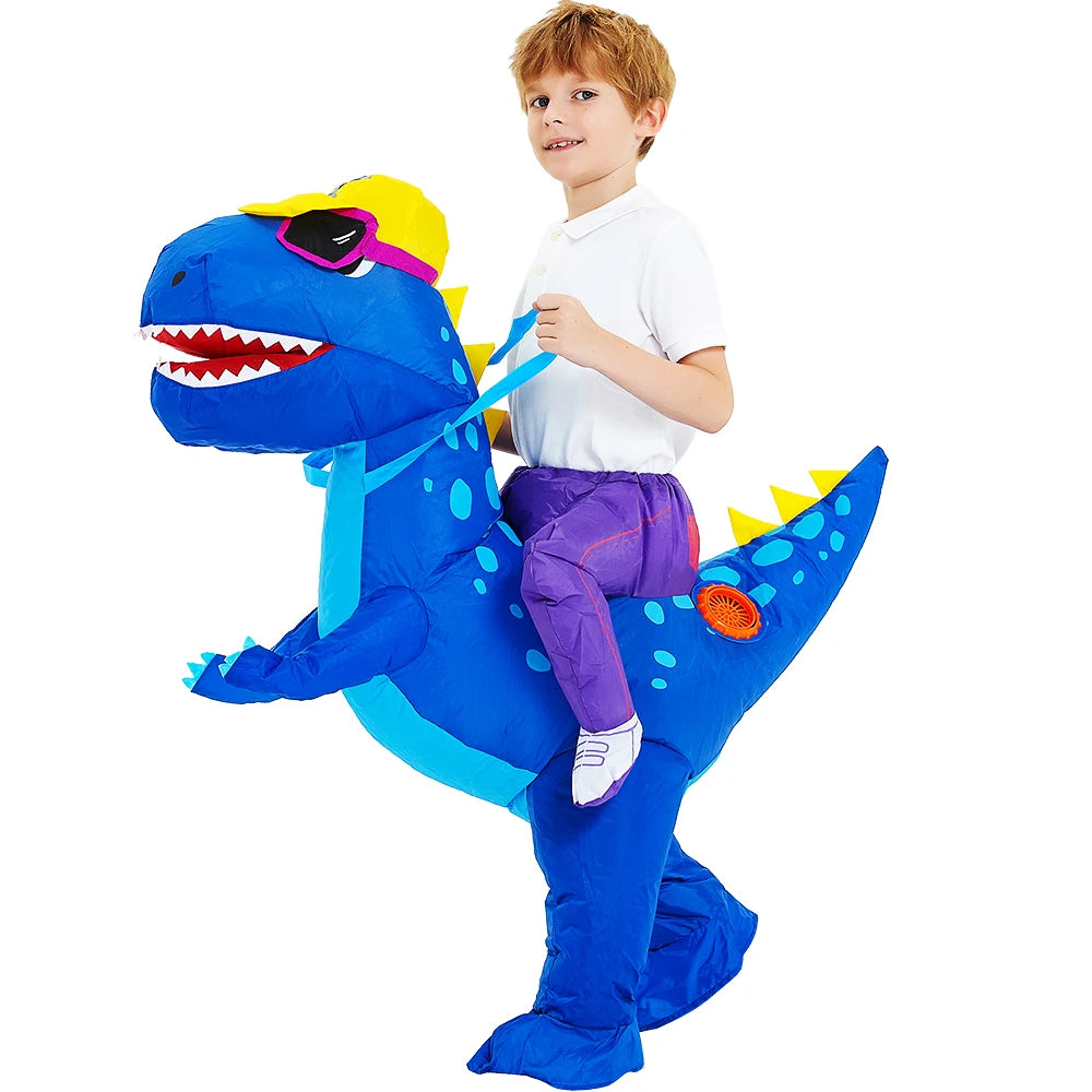 Kids’ Dinosaur Inflatable Costume – Fun Cosplay Party Outfit for Boys & Girls, Halloween, Christmas, Purim & Dress-Up Events