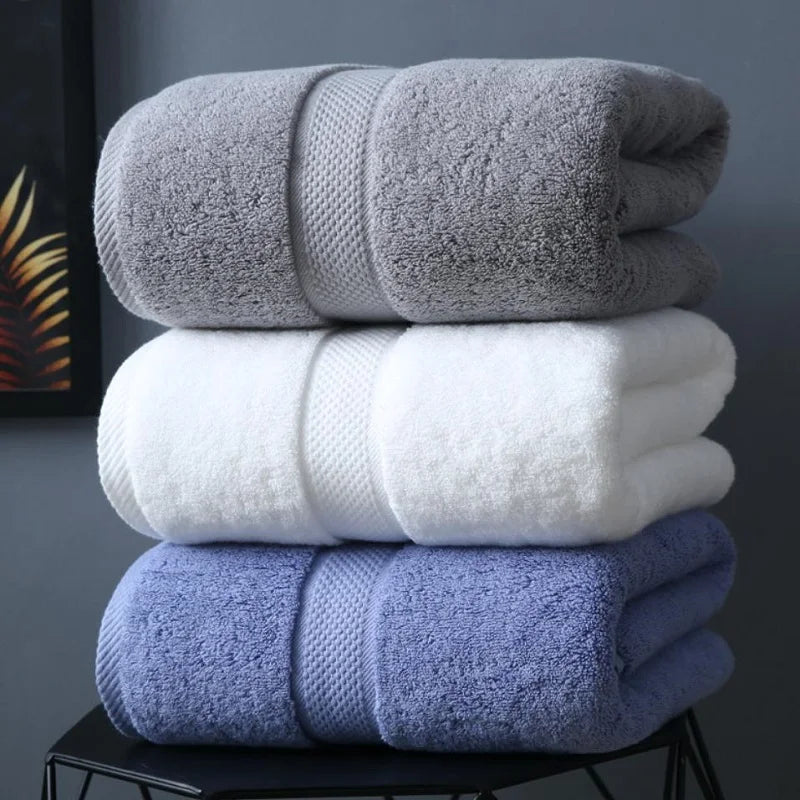 Soft Cotton Bath Towel – Large Absorbent Bathroom, Beach & Spa Towel for Home