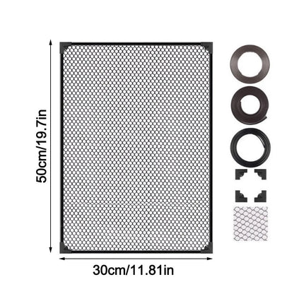 Magnetic Fish Tank Lid Cover – Sturdy DIY Mesh Aquarium Cover with Easy Installation for Fish & Turtle Tanks, Protective Net Lid