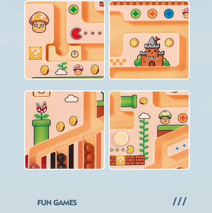 Labyrinthe Magnétique – Jeu Éducatif Avancé pour Enfants, Activité d'Apprentissage des Mathématiques et de Développement Cognitif, Entraînement de l'Intelligence Visuelle, Casse-tête Manuel
