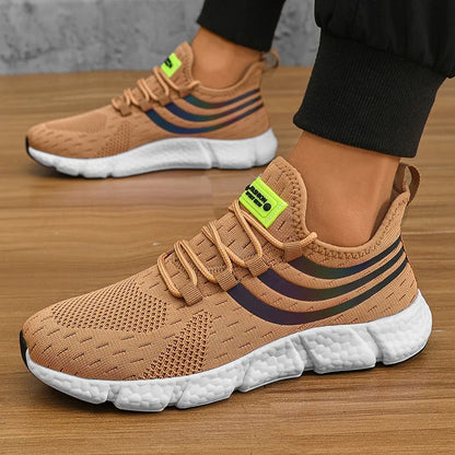 Baskets de sport décontractées pour hommes – Chaussures de course respirantes et légères, Baskets athlétiques antidérapantes pour la marche et les activités de plein air