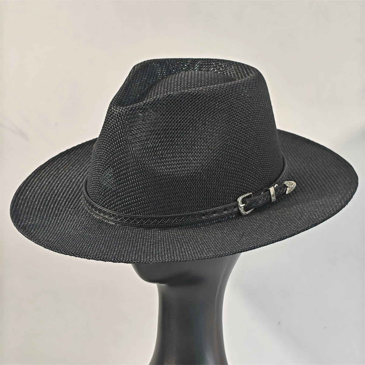 Unisex Panama Straw Hat – British Style Foldable Sun Hat for Men & Women, Beach Hat with Sun Protection for Summer