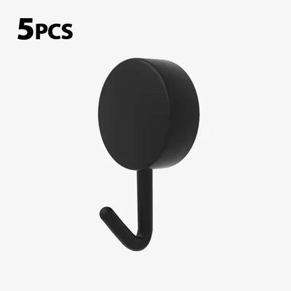 Ganchos de pared autoadhesivos de 5/10 piezas – Ganchos fuertes sin taladro para baño, cocina, puerta, almacenamiento de ropa y toallas