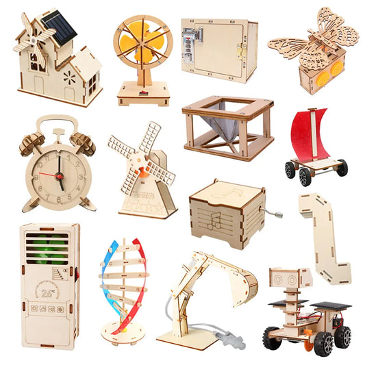 Kit de experimentos científicos DIY para niños – Juguete educativo STEM, Set de aprendizaje científico práctico, Proyecto de manualidades tecnológicas para estudiantes, Regalo de aprendizaje creativo