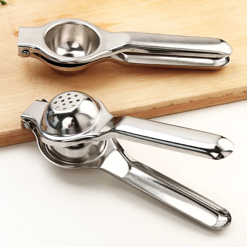 Stainless Steel Lemon Squeezer – Manual Citrus Fruit Juicer Press for Lemon, Lime & Orange Kitchen Use