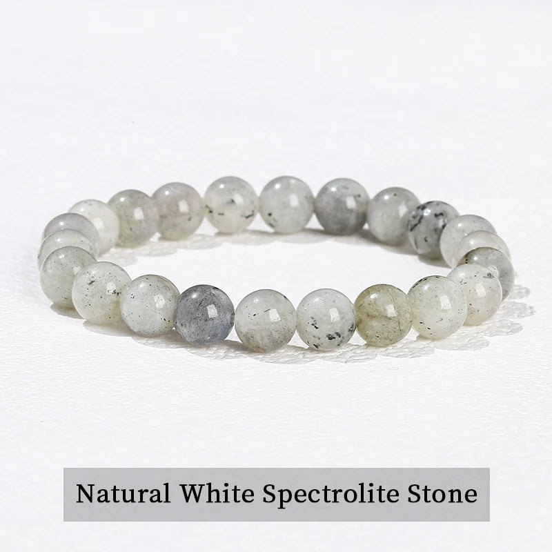 Pulsera de piedra obsidiana negra natural – Joyería ajustable de cuentas de cristal para hombres y mujeres, regalo de moda y accesorio de estilo energético