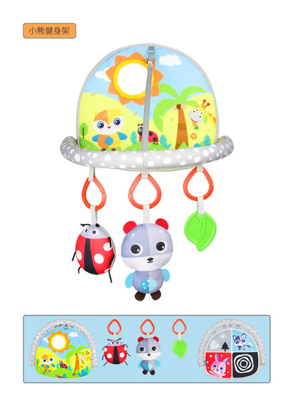 Juguete Colgante para Asiento de Bebé – Sonajero Colgante para Centro de Actividades Infantiles, Juguete Sensorial para Cochecito y Cuna para el Desarrollo Temprano, Juguete para Patadas para Bebés, Regalo para Niños Pequeños y Recién Nacidos
