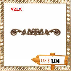 Appliques décoratives en bois moulé – Boiseries murales sculptées pour meubles, armoires, coins et décoration intérieure