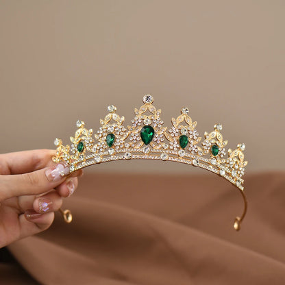 Princess Crystal Tiara Crown for Girls – Elegant Birthday, Dance & Party Hair Accessory