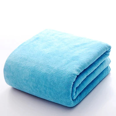 Toalla de baño de microfibra súper grande – Suave, de secado rápido, altamente absorbente para baño, deportes, viajes, playa y uso multiusos, toalla de ducha ligera resistente a la decoloración